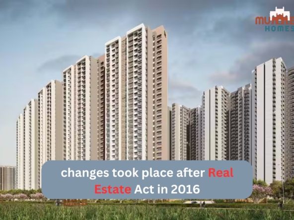 changes took place after Real Estate Act in 2016