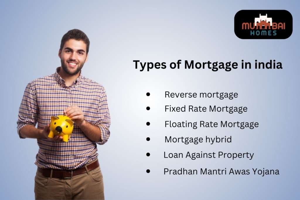 6 common Types of Mortgage in india