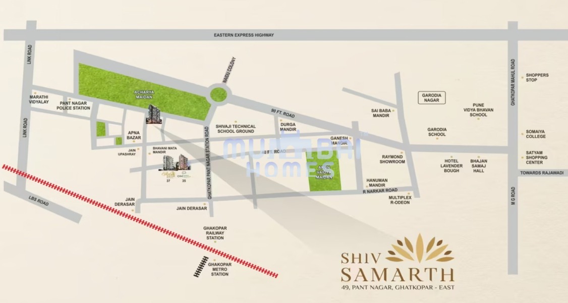 Aakruti Shiv Samarth Project in Ghatkopar East