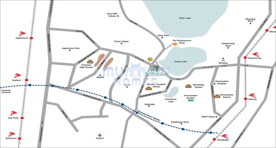 L And T Emerald Isle Project in Powai