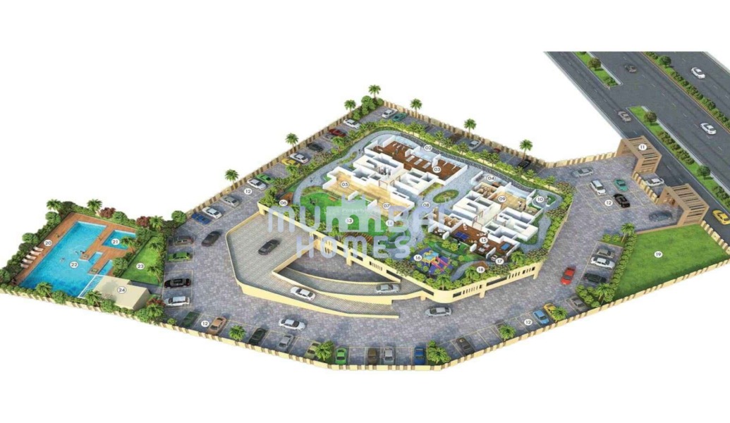 Pacific One Pyramid Project in Airoli